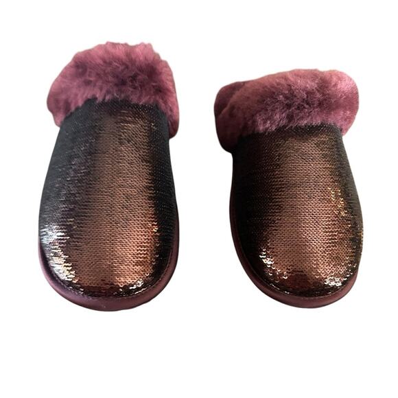 UGG Scuffette II Mirror Ball Slipper Wild Grape NEW Size 7 EU 38 - Picture 2 of 9